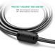 Кабель UGREEN VG101 VGA Male to Male Cable 1m (Black)(UGR-11673) 554575666 фото 4