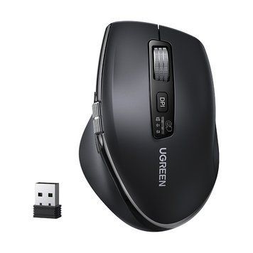Манипулятор мышь беспроводная UGREEN M751 Multi-mode Wireless Mouse Black 587106675 фото