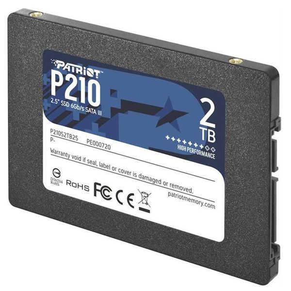 Накопичувач SSD Patriot P210 2TB 2.5" 7mm SATAIII 3D QLC 708873877 фото
