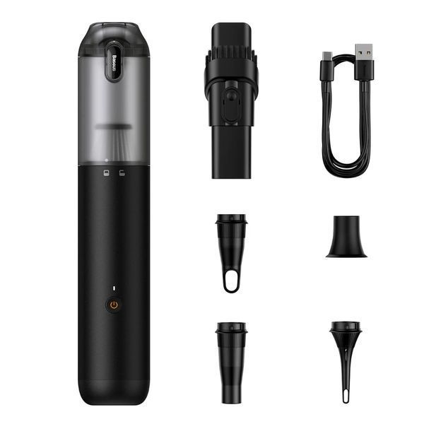 Автомобільний пилосос Baseus A3 lite Handy Vacuum Cleaner (12000pa) Black 445131980 фото
