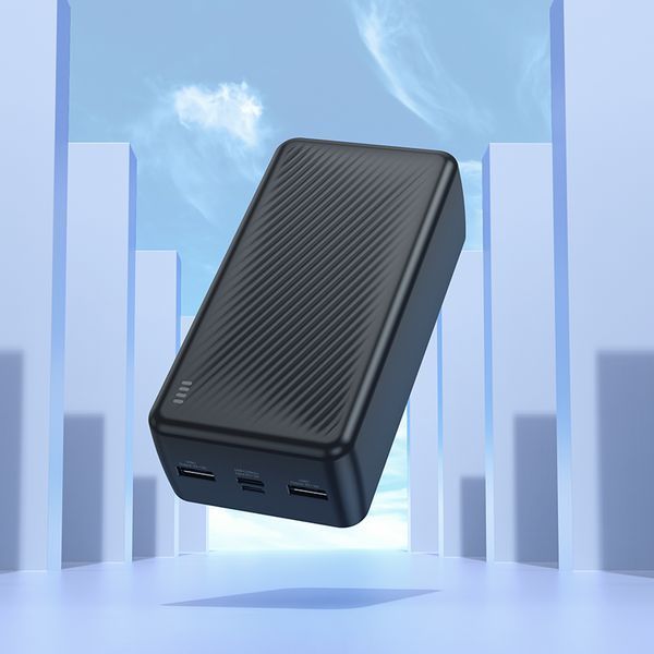 Зовнішній акумулятор BOROFONE BJ55B Graceful power bank(30000mAh) Black 133959121 фото