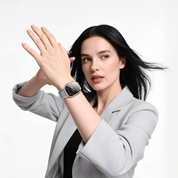 Смарт-часы HOCO Y42 Ultra 53mm. 260 mAh. IP67 Smart watch(call version) titanium gold 438800558 фото