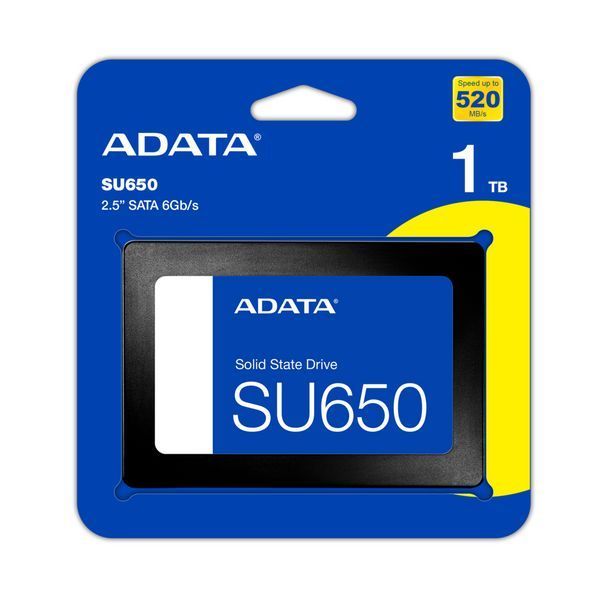 Накопичувач SSD ADATA Ultimate SU650 1TB 2.5" SATA III 3D NAND 909756548 фото