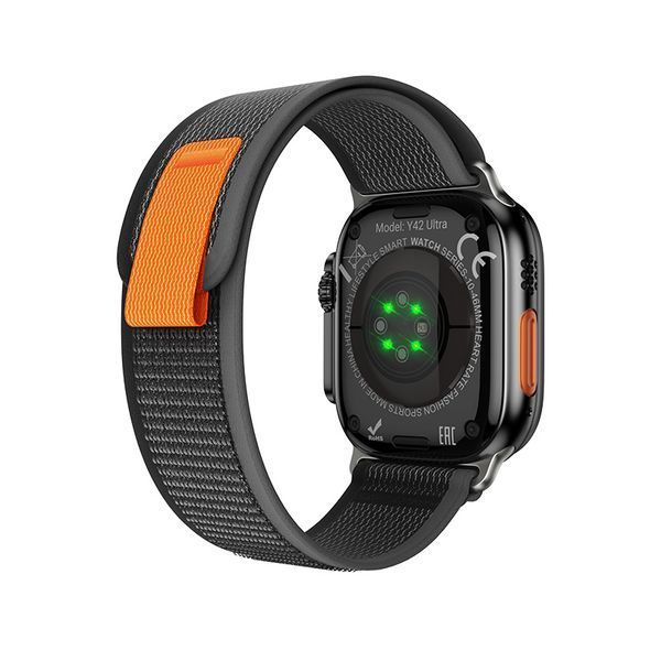 Смарт-часы HOCO Y42 Ultra 53mm. 260 mAh. IP67 Smart watch(call version) titanium gold 438800558 фото