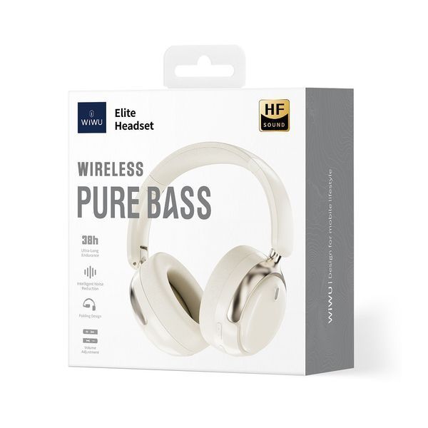 Бездротові накладні навушники WIWU Elite Wireless Headset (with ANC) TD-10 Black 598323049 фото