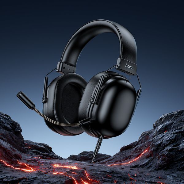 Игровые наушники HOCO W113 Dynamic USB7.1 channel gaming headphones Black 213761925 фото