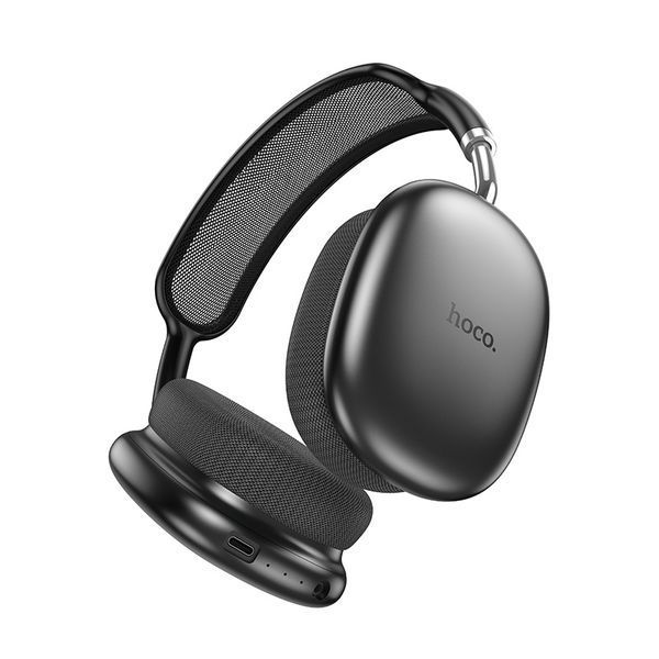 Бездротові накладні навушники HOCO W55 Plus Happiness ANC noise reduction BT headphones Deep Space Gray 634117861 фото