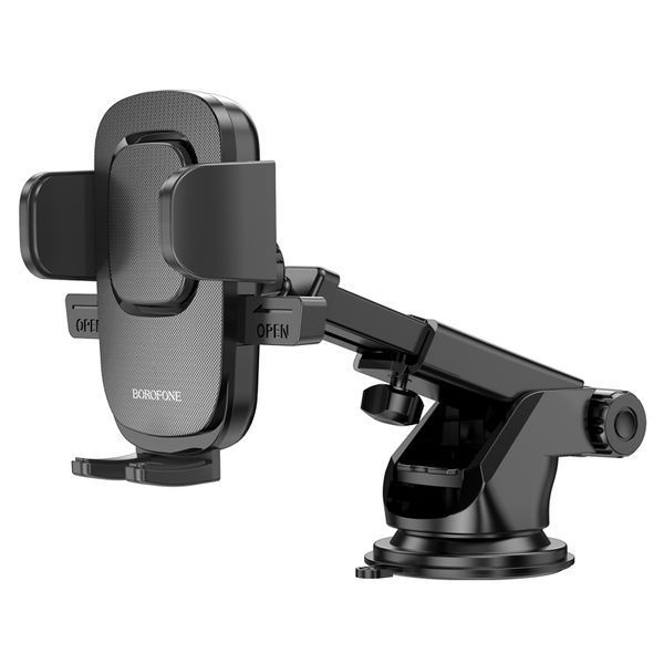 Автодержатель для телефона BOROFONE BH60 Dainty center console car holder Black 874516366 фото