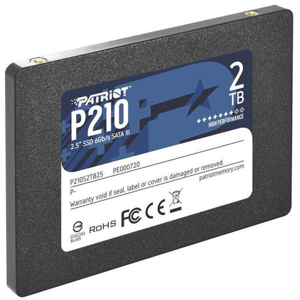 Накопичувач SSD Patriot P210 2TB 2.5" 7mm SATAIII 3D QLC 708873877 фото