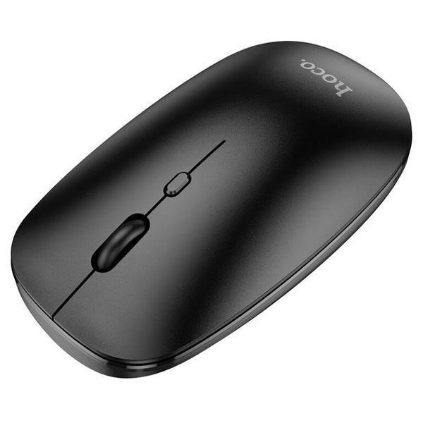 Маніпулятор миша HOCO GM15 Art dual-mode business wireless mouse Black 104416965 фото