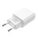 Мережевий зарядний пристрій з кабелем BOROFONE BA20A Sharp single port charger set(Type-C) 10.5W White 227292496 фото 2