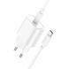 Мережевий зарядний пристрій з кабелем HOCO C109A(PD20W) Fighter single port PD20W charger set(C to C) White 750281882 фото 6