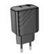 Мережевий зарядний пристрій HOCO CS23A Sunlight dual port PD30W+QC3.0 charger Black 853467843 фото 7