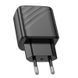 Мережевий зарядний пристрій HOCO CS23A Sunlight dual port PD30W+QC3.0 charger Black 853467843 фото 6
