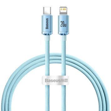 Кабель Baseus Gem Fast-Charging Data Cable USB-C to iP 20W 2m Galaxy Blue 636178496 фото