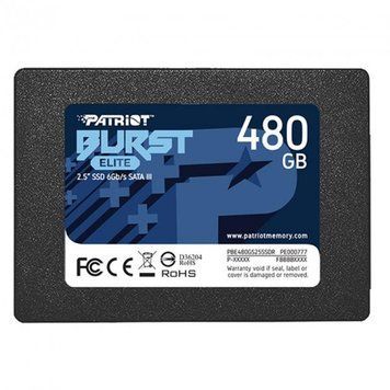 Накопичувач SSD Patriot Burst Elite 480GB 2.5" 7mm SATAIII TLC 3D 415095540 фото