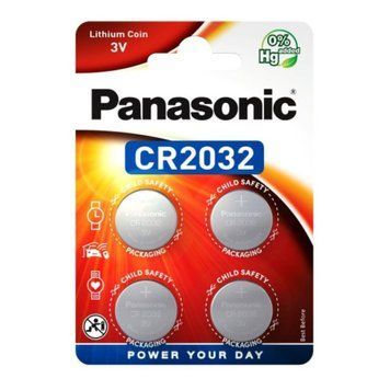 Батарейка Panasonic CR2032 (4шт) 878471500 фото