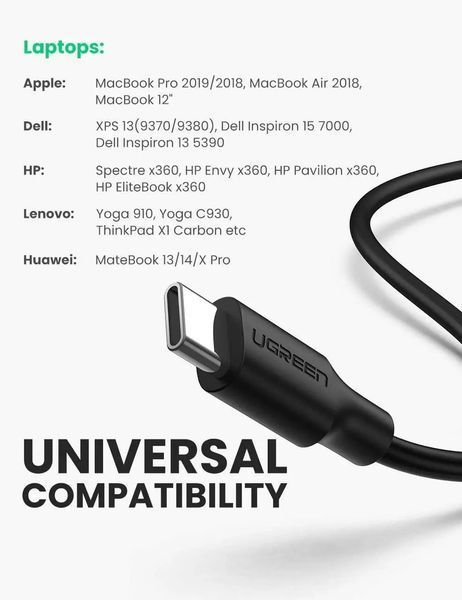 Адаптер UGREEN CM321 USB-C 3.0 to 2.5-Inch SATA Converter 50cm (UGR-70610) 830779371 фото