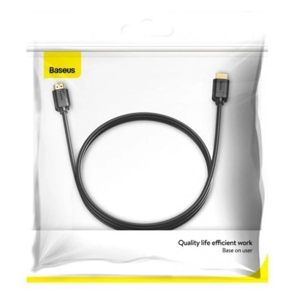 Кабель Baseus high definition Series HDMI To HDMI Adapter Cable 1m Black 777999352 фото
