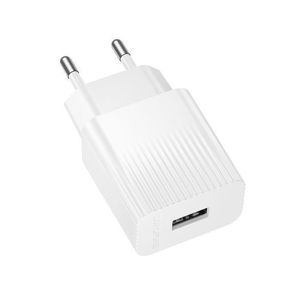 Мережевий зарядний пристрій BOROFONE BAS71A Source single-port charger White 556454972 фото
