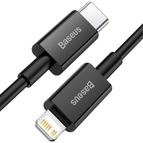 Кабель Baseus Superior Series Type-C to IP PD 20W 2m Black 344930668 фото