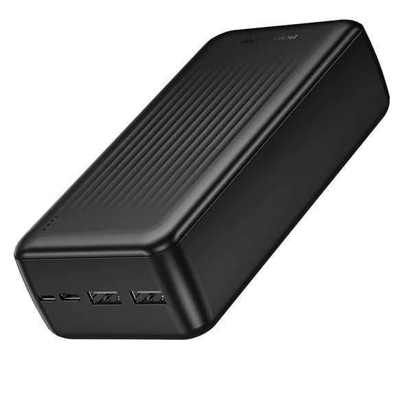 Зовнішній акумулятор BOROFONE BJ78B Clever power bank(30000mAh) Black 947894211 фото