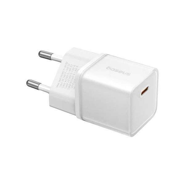 Мережевий зарядний пристрій Baseus GaN5S Fast Charger 1C 30W EU Moon White 621243105 фото