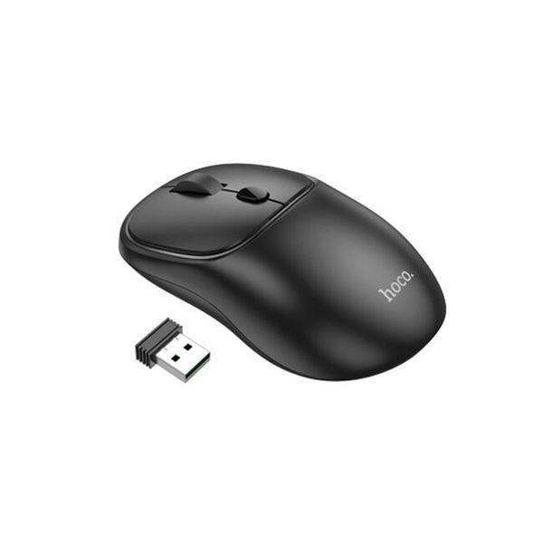 Манипулятор мышь HOCO GM25 Royal dual-mode business wireless mouse Dark Night Black 437532486 фото