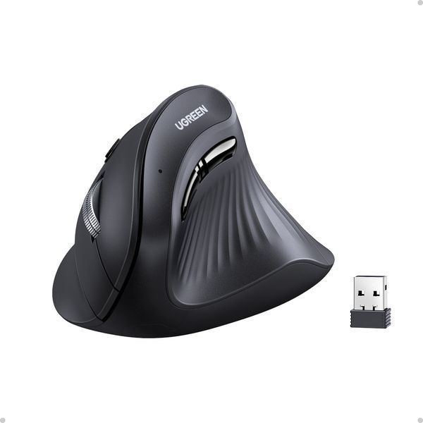 Манипулятор мышь беспроводная UGREEN MU008 Multi-mode Vertical Mouse White 307600393 фото