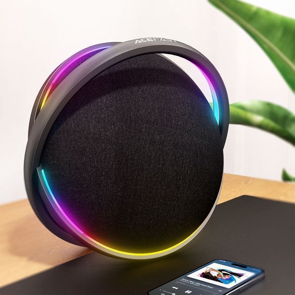 Портативна колонка Acefast K5 Pro Portable wireless Speaker, 60W, Black 653766408 фото
