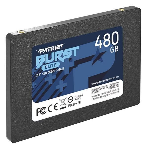 Накопичувач SSD Patriot Burst Elite 480GB 2.5" 7mm SATAIII TLC 3D 415095540 фото