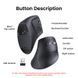 Манипулятор мышь беспроводная UGREEN MU008 Multi-mode Vertical Mouse White 307600393 фото 10