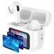 Бездротові навушники TWS BOROFONE BW76 Brocade, touch screen, ANC, Champagne White 491107980 фото 2