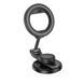 Автодержатель для телефона HOCO H77 View folding magnetic ring car holder (center console) Black Metal Gray 954250517 фото 6