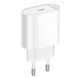 Сетевое зарядное устройство HOCO C109A(PD20W) Fighter single port PD20W charger White 696903543 фото 1