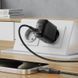 Сетевое зарядное устройство ACEFAST A106 PD45W GaN (USB-C+USB-A) charger (EU) Black 826364494 фото 6