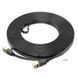 Сетевой кабель HOCO US07 General pure copper flat network cable(L=20M) Black 442582463 фото 4