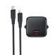 Мережевий зарядний пристрій з кабелем ACEFAST A118 PD30W mini GaN USB-C fast charger set (P16) Black 384149632 фото 9