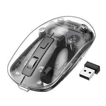 Миша HOCO GM29 Mysterious dual-mode silent wireless mouse Dark Night Black 716812182 фото
