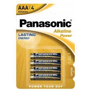 Батарейка Panasonic LR03/AAA Alkaline (4шт) 112794166 фото