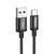 Кабель HOCO X89 Wind charging data cable Type-C Black 931866991 фото