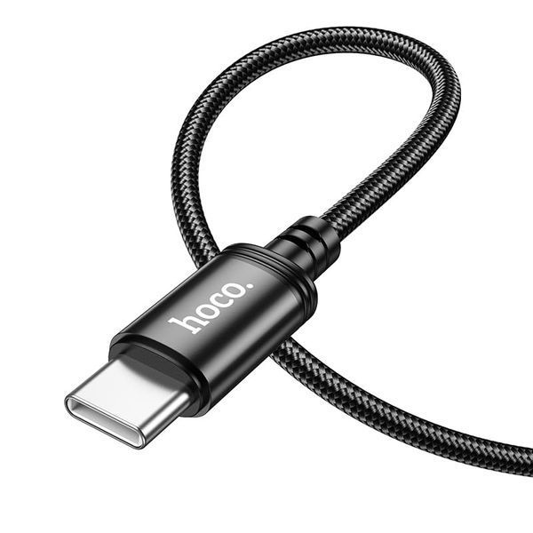 Кабель HOCO X89 Wind charging data cable Type-C Black 931866991 фото