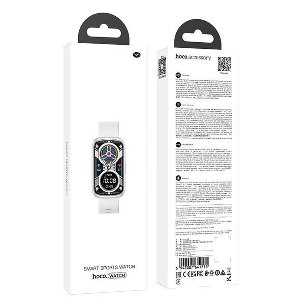 Смарт-годинник HOCO Y25 37mm. 190 mAh. IP68 Smart sports watch Silver 953609578 фото