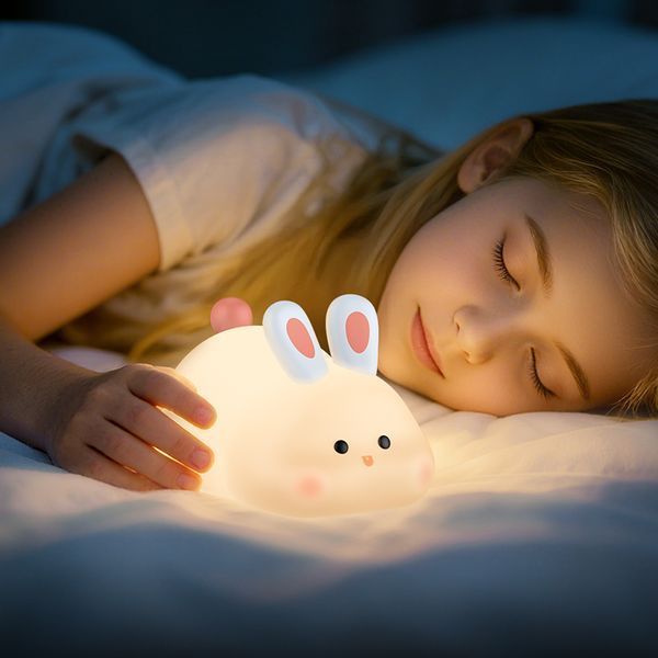 Світильник HOCO HX16 2W. 1200 mAh. Silicone lamp Rabbit 737492476 фото
