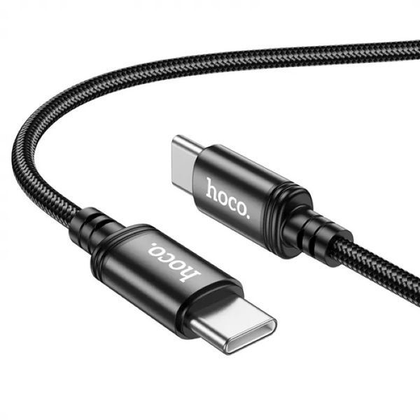 Кабель HOCO X91 Radiance 60W charging data cable for Type-C to Type-C(L=3M) Black 360756420 фото