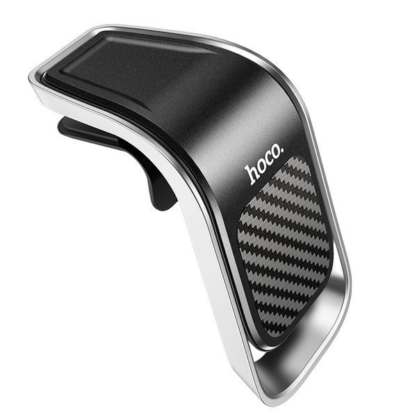 Автодержатель для телефона HOCO CA74 Universe air outlet magnetic car holder Black+Silver 722710579 фото