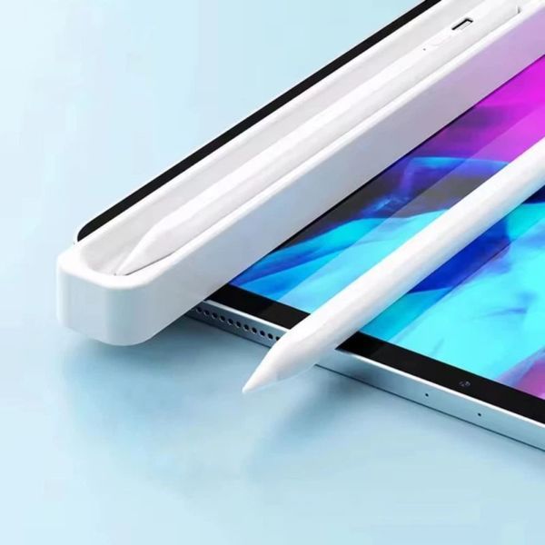 Кейс для зарядки стилуса Baseus Smooth Writing Stylus Wireless Charging Case Moon White (With Simple Charging Cable Type-C 3A 0.3m) 609512684 фото