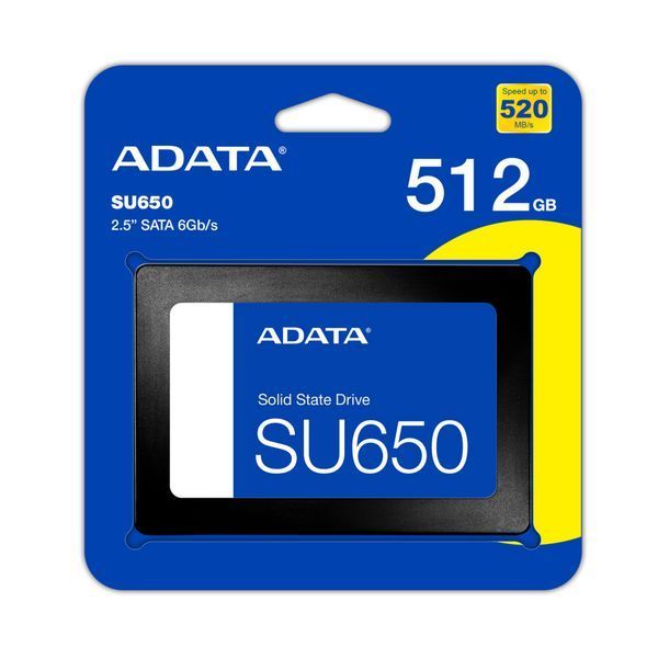 Накопичувач SSD ADATA Ultimate SU650 512GB 2.5" SATA III 3D NAND 106685693 фото