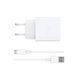 Мережевий зарядний пристрій з кабелем WIWU 2.4A Essen GaN Fast Charger Combo with A-M cable Wi-G023 A-M EU White 115067239 фото 1