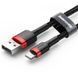 Кабель Baseus Cafule Cable USB For Lightning 1.5A 2m Red+Black 688831994 фото 8